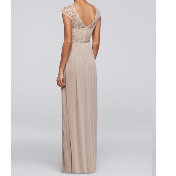 David’s Bridal Long Bridesmaid/Prom Dress - Picture 4 of 6